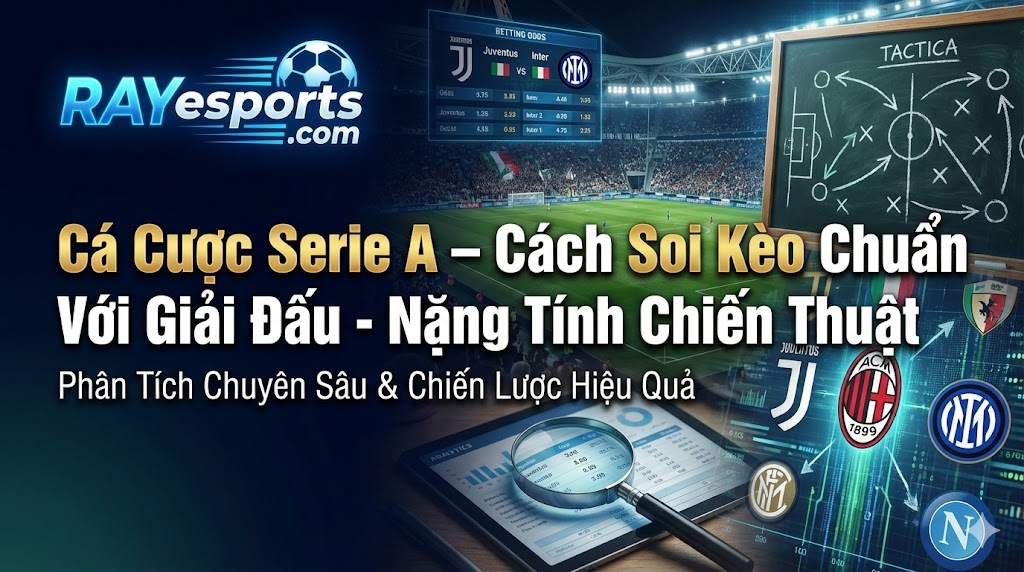 Cá Cược Serie A – Cách Soi Kèo Chuẩn Với Giải Đấu Nặng Tính Chiến Thuật