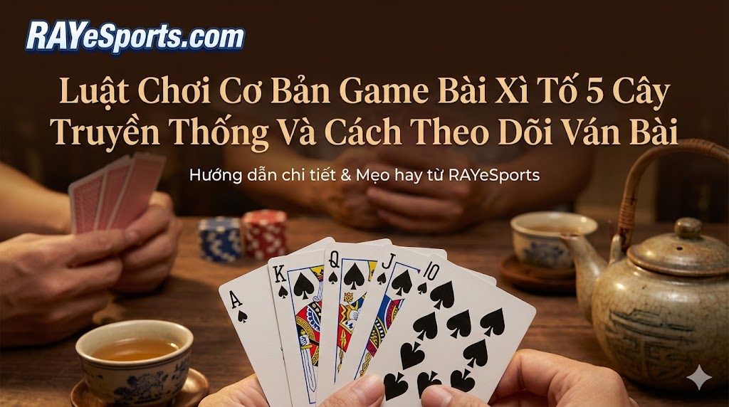 Luật Chơi Cơ Bản Game Bài Xì Tố 5 Cây Truyền Thống Và Cách Theo Dõi Ván Bài