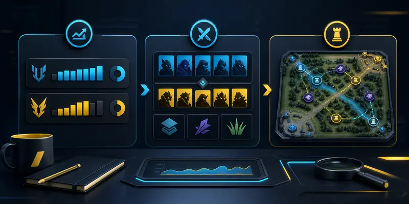 Ảnh minh họa bàn phân tích trận đấu Esports