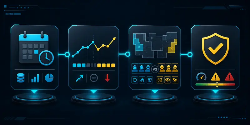Infographic bốn bước đọc kèo esports trước trận