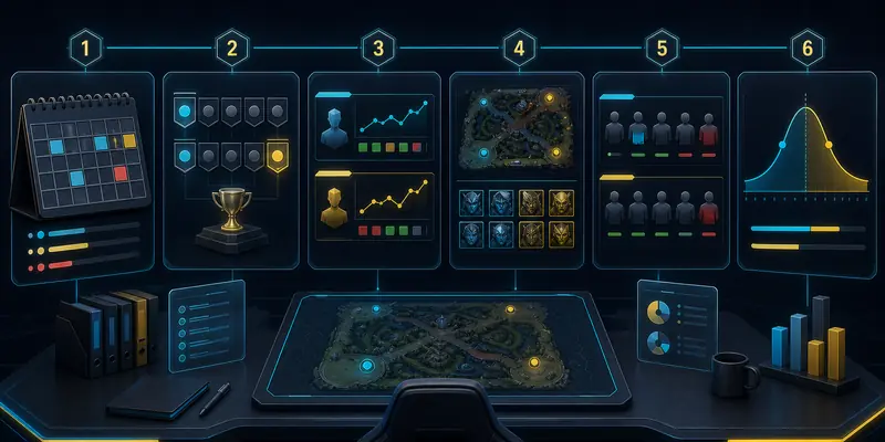 Checklist sáu bước đánh giá trận đấu esports trước khi soi kèo