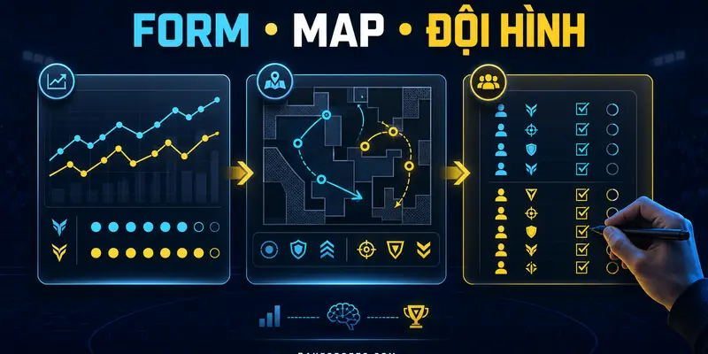 Quy trình phân tích kèo esports theo phong độ, map và đội hình