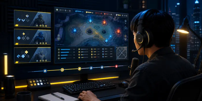 Streamer theo dõi lịch đấu và dữ liệu trận esports ngày 15/08