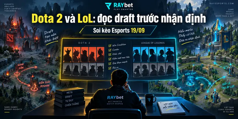 Dota 2 và LoL đọc draft trước nhận định