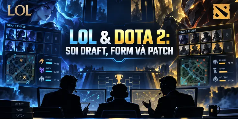 LoL và Dota 2: soi draft, form và patch ngày 25/09