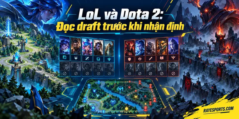 LoL và Dota 2: Đọc draft trước khi nhận định