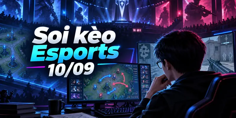 Soi kèo Esports 10/09: lịch đấu LoL, Dota 2, Valorant và CS2