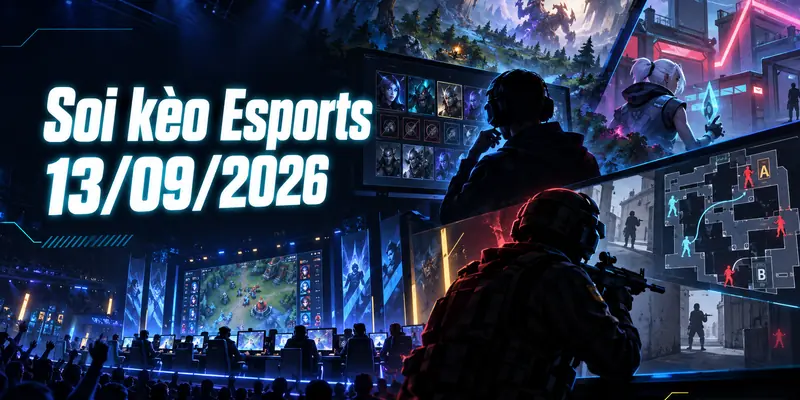 Soi kèo Esports 13/09/2026 – lịch đấu và phân tích esports