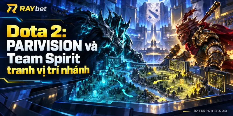 Dota 2: PARIVISION và Team Spirit tranh vị trí nhánh