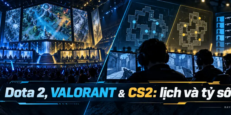 Tin Dota 2 PARI Universe, lịch VALORANT và CS2 ngày 23/10
