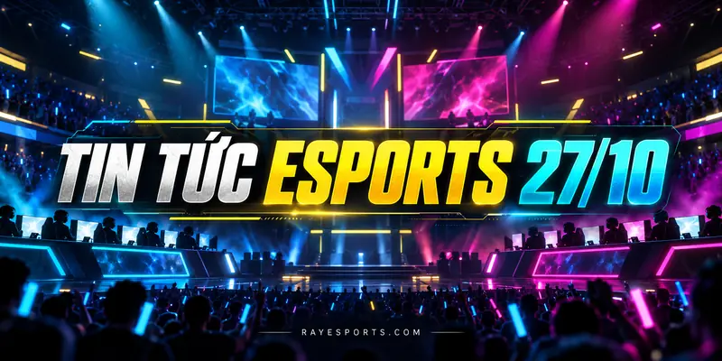 Tin tức Esports 27/10 — bản tin lịch thi đấu và kết quả