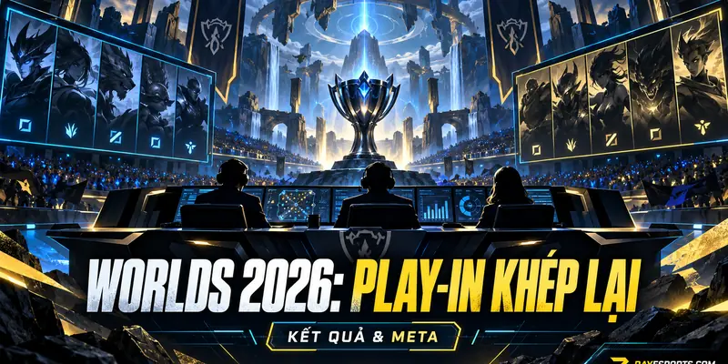 WORLDS 2026 Play-In khép lại: cập nhật kết quả và phân tích meta LoL