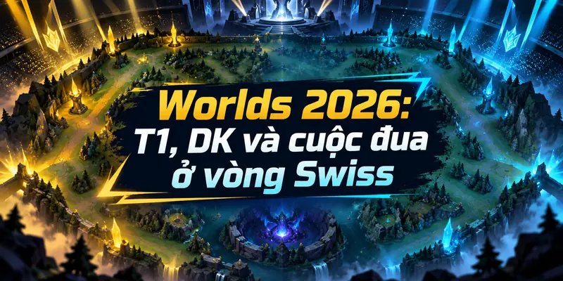 Worlds 2026: T1, DK và cuộc đua ở vòng Swiss