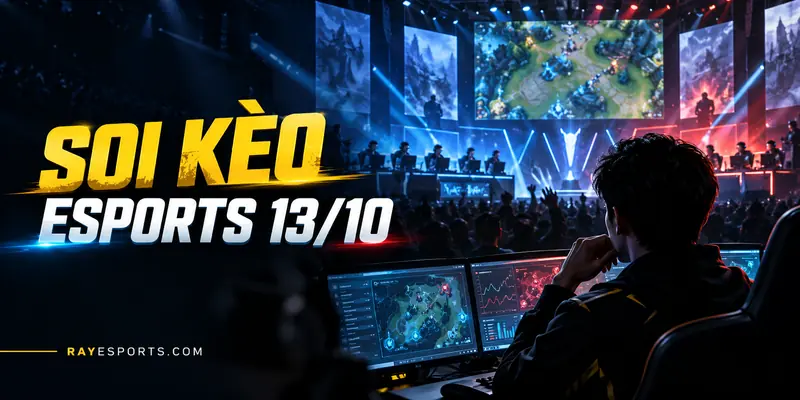 Soi kèo Esports 13/10: phân tích các trận LoL và CS2 hôm nay, RAYESPORTS.COM