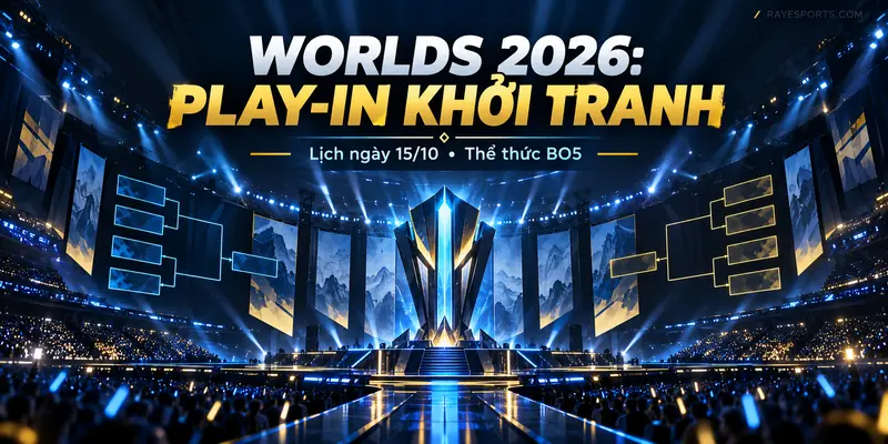 Worlds 2026 Play-In khởi tranh ngày 15/10, thể thức BO5