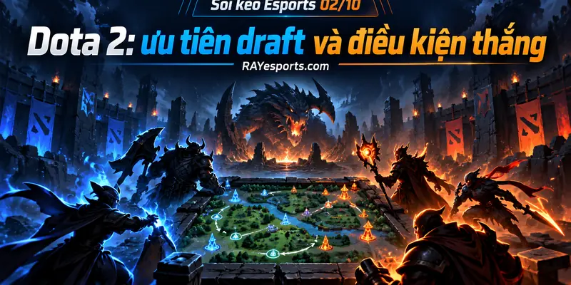 Dota 2: ưu tiên draft và điều kiện thắng trong phân tích ngày 02/10