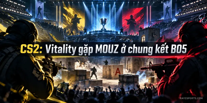 CS2: Vitality gặp MOUZ ở chung kết BO5 ESL Pro League Season 24
