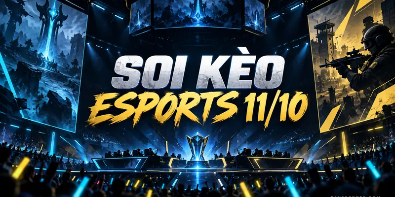 Soi kèo Esports 11/10: lịch đấu Dota 2, LoL, Valorant và CS2