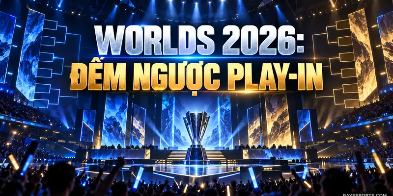 Worlds 2026 đếm ngược tới vòng Play-In League of Legends